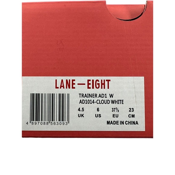 Lane Eight AD1 Women's Cloud White Trainer Hit Workout Shoes Size 6 NIB - Picture 9 of 10